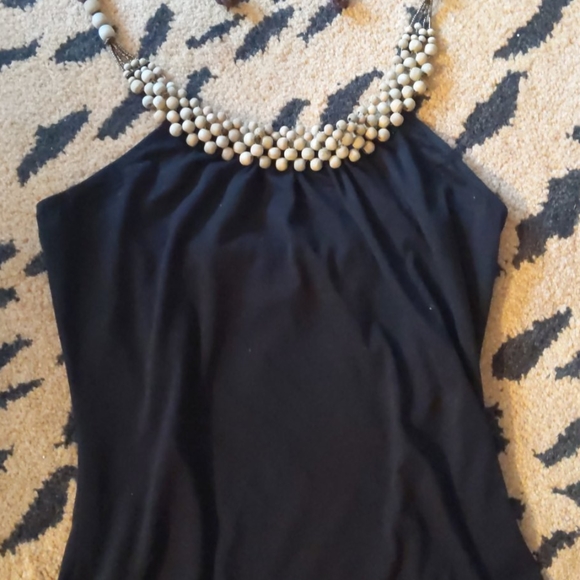 Black halter tank top by L8TeR - Picture 3 of 7